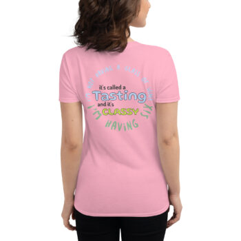 It's called a tasting - Glasgow Chamber of Commerce 2023 Wine Walk - Women's short sleeve t-shirt - Image 9
