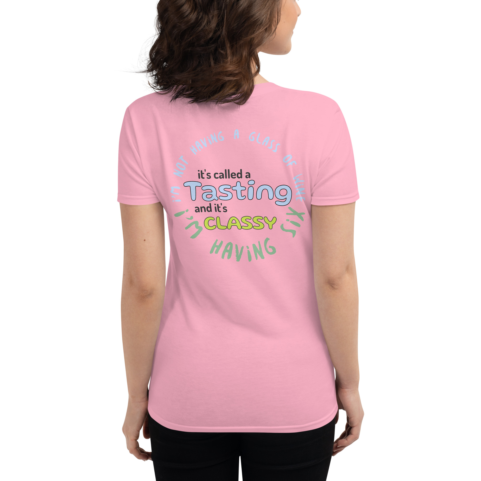 It's called a tasting - Glasgow Chamber of Commerce 2023 Wine Walk - Women's short sleeve t-shirt - Image 9
