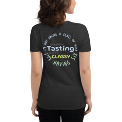It's called a tasting - Glasgow Chamber of Commerce 2023 Wine Walk - Women's short sleeve t-shirt