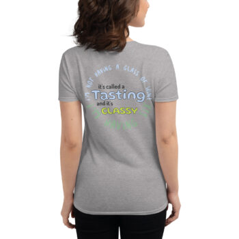 It's called a tasting - Glasgow Chamber of Commerce 2023 Wine Walk - Women's short sleeve t-shirt - Image 7