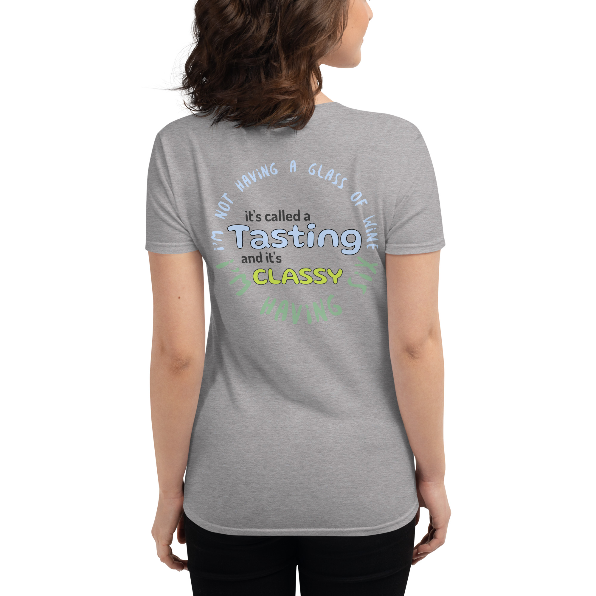 It's called a tasting - Glasgow Chamber of Commerce 2023 Wine Walk - Women's short sleeve t-shirt - Image 7