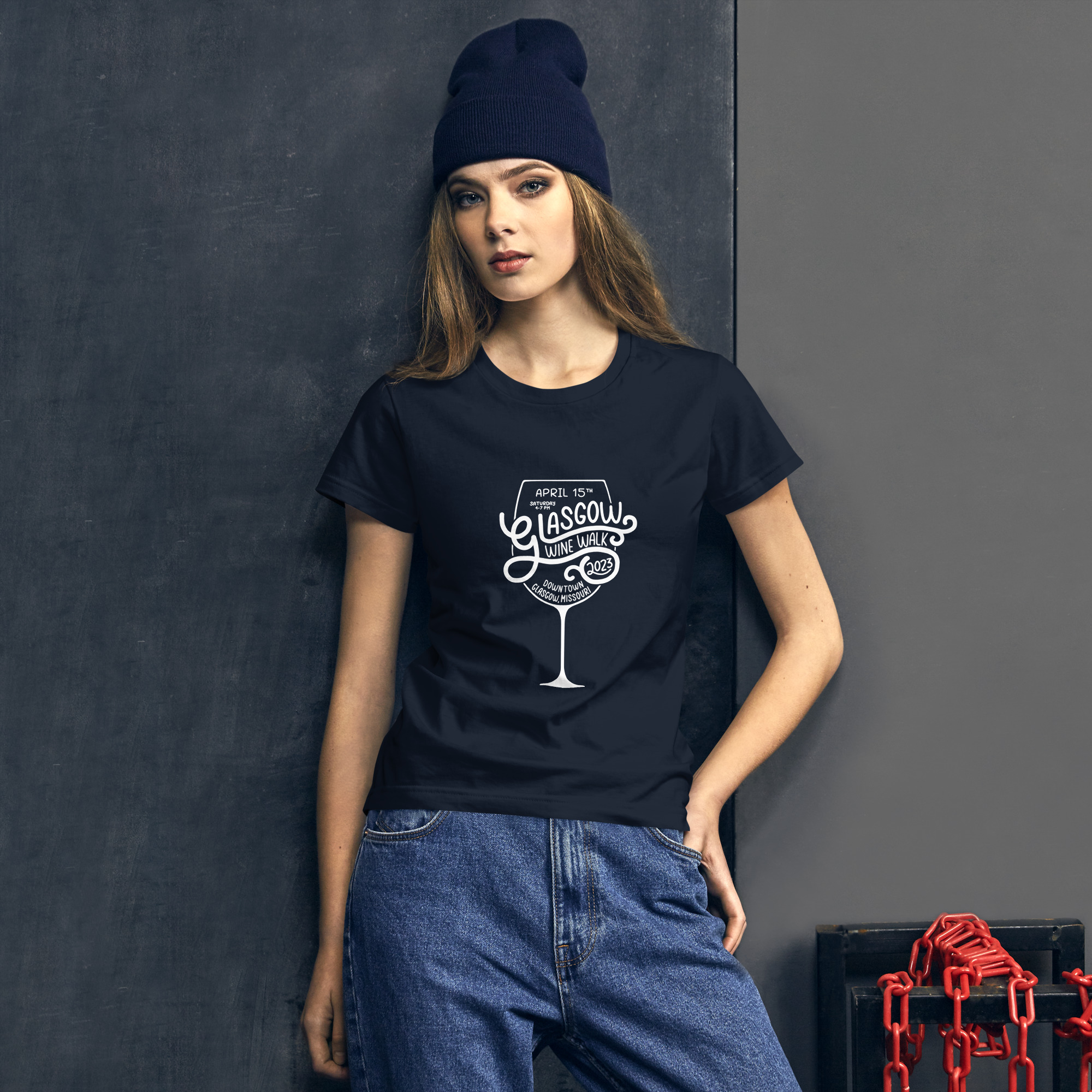 Sips about to go down - Glasgow Chamber of Commerce 2023 - Women's short sleeve t-shirt - Image 3