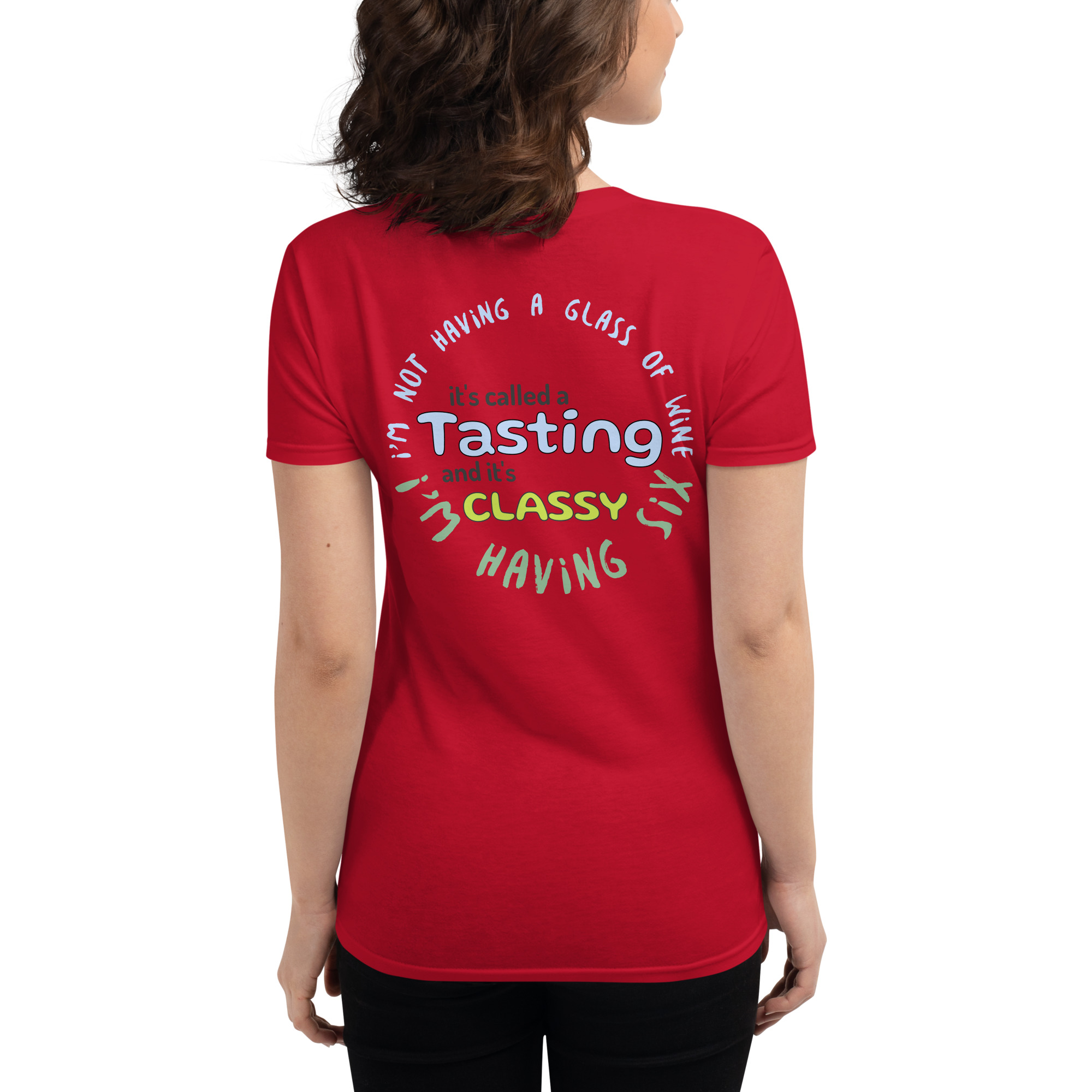 It's called a tasting - Glasgow Chamber of Commerce 2023 Wine Walk - Women's short sleeve t-shirt - Image 5