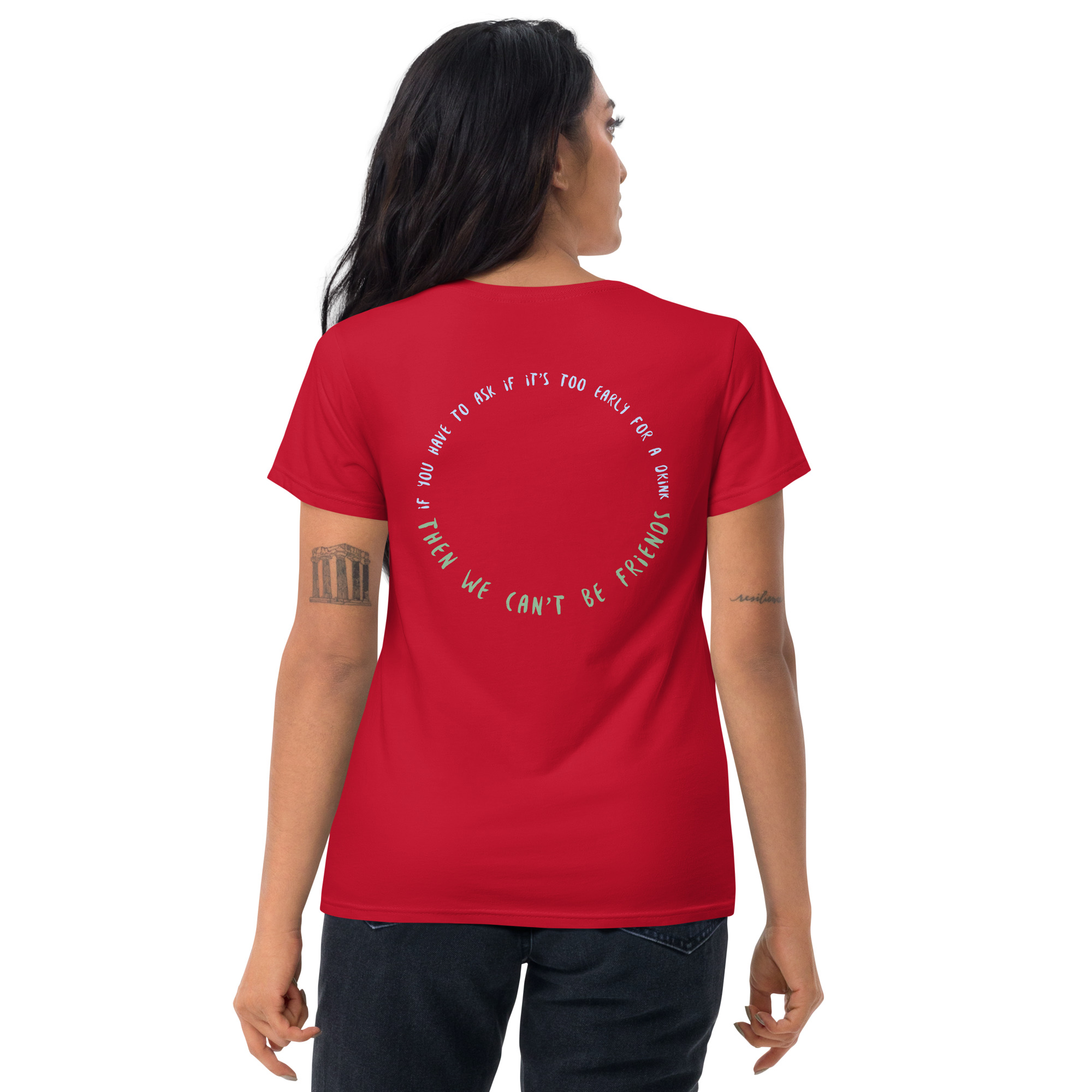 If you have to ask - Glasgow Chamber of Commerce 2023 Wine Walk - Women's short sleeve t-shirt - Image 8