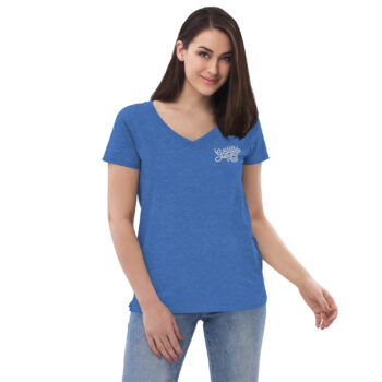 Glasgow Chamber of Commerce 2023 Wine Walk - Women’s recycled v-neck t-shirt - Image 15