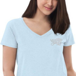 Glasgow Chamber of Commerce 2023 Wine Walk - Women’s recycled v-neck t-shirt